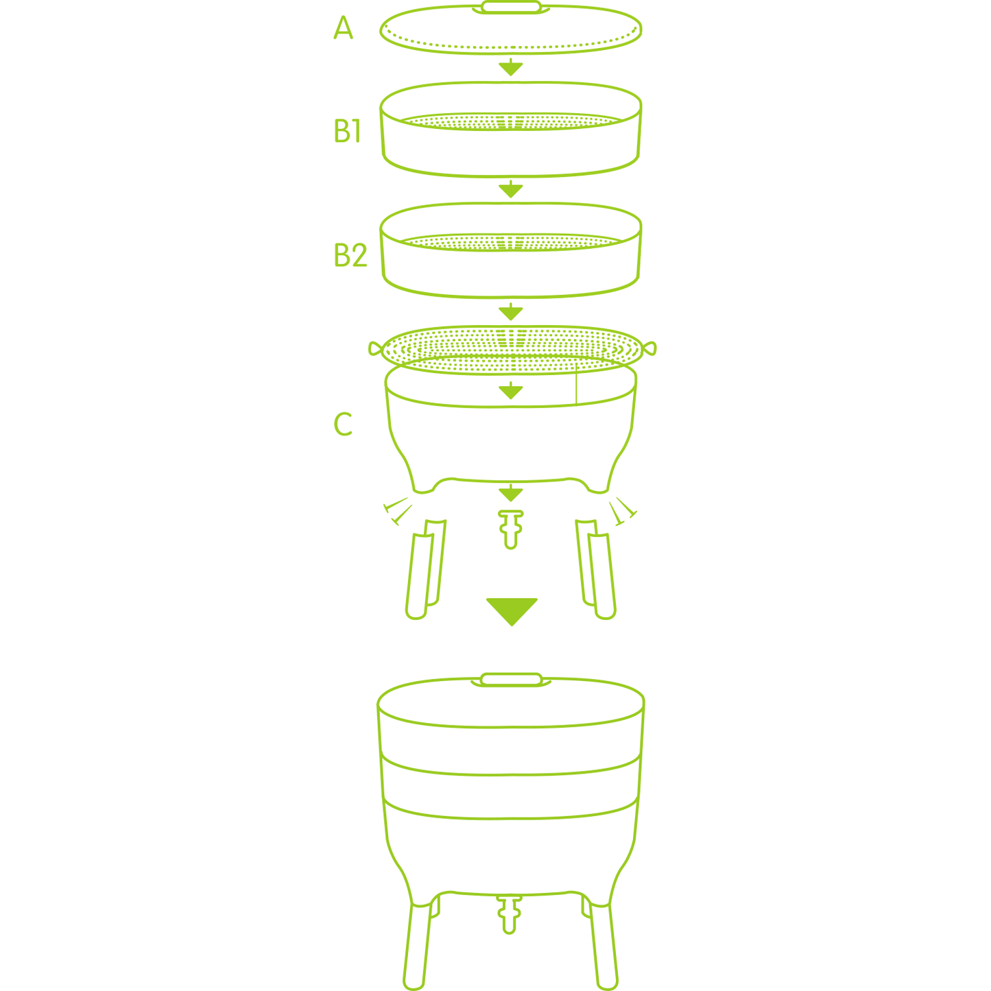 Urbalive worm composter (all colors)