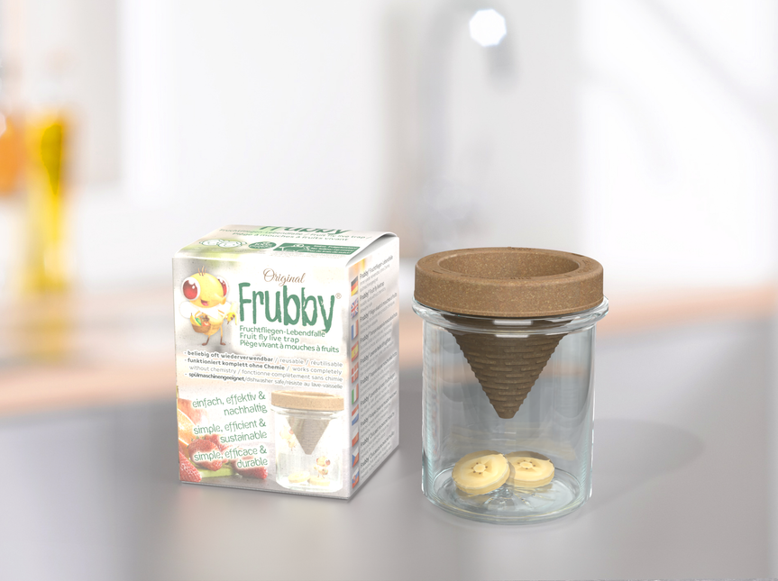 Frubby - Lebendfalle gegen Fruchtfliegen