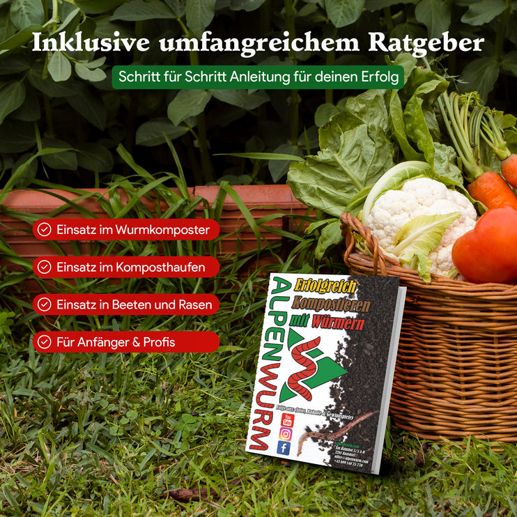 Gartenwürmer - Eisenia Mix