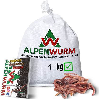 Gartenwürmer - Eisenia Mix