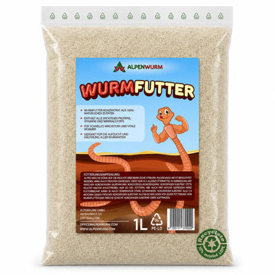 Wurmfutter - Futterkonzentrat für Würmer 1 Liter