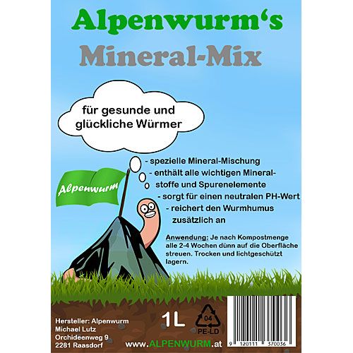 Mineral mix for the worm composter - 1L (~1.4KG)