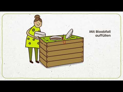 Beetkomposter Plastia - Wurmkomposter für Beetflächen (Farbe wählbar)