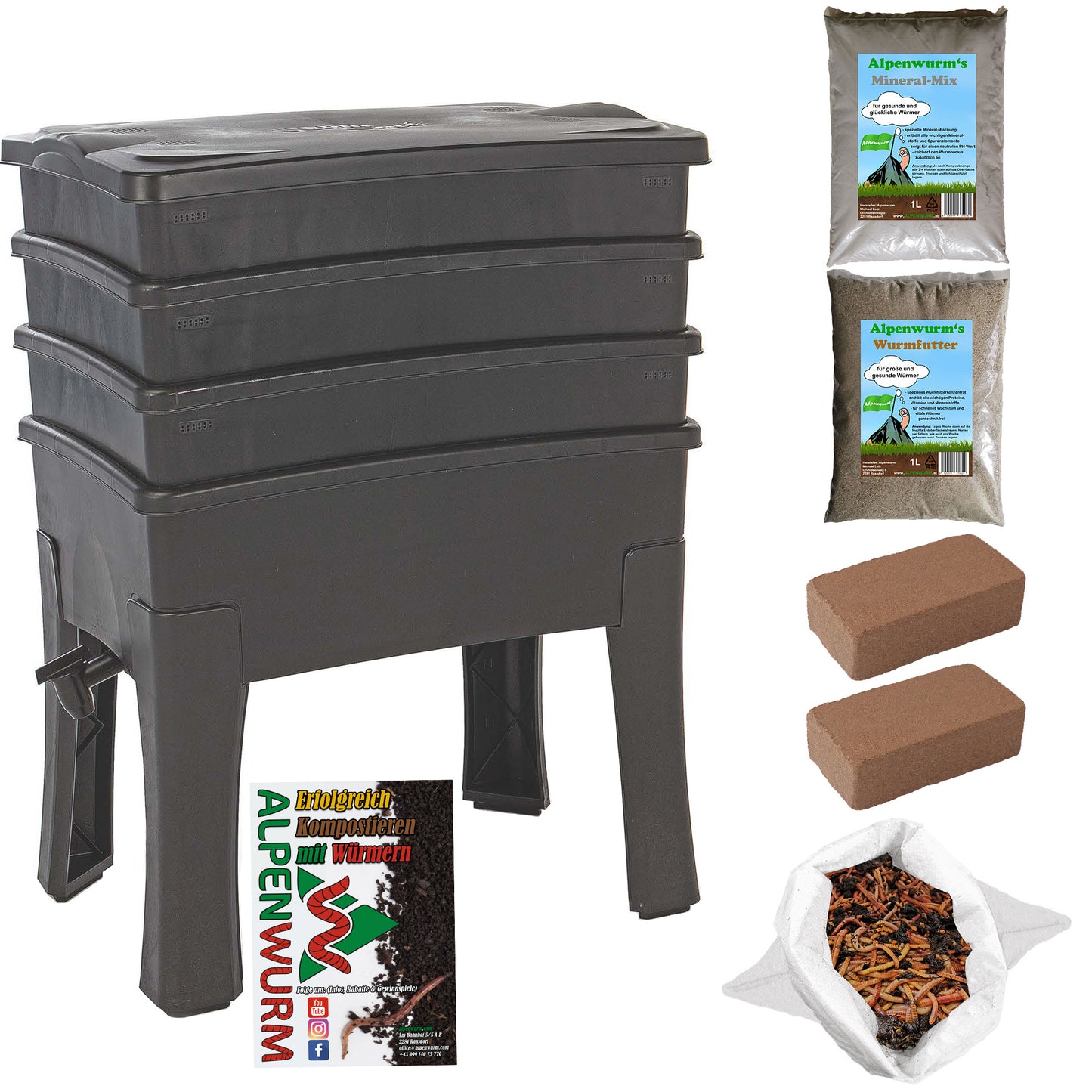 Wurm Cafe Einsteigerpaket (Bundle)