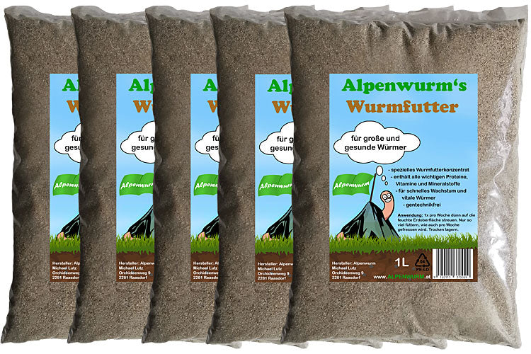 Wurmfutter - Futterkonzentrat für Würmer 1 Liter