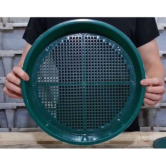 Worm sieve / compost sieve / soil sieve - 4mm &amp; 6mm sieve size - Ø38cm 