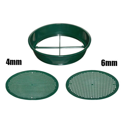 Worm sieve / compost sieve / soil sieve - 4mm &amp; 6mm sieve size - Ø38cm 